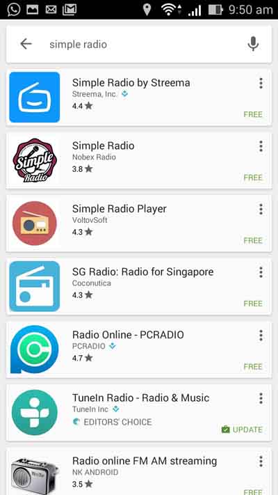 Cara Mendengarkan Radio Online dengan Simple Radio 2